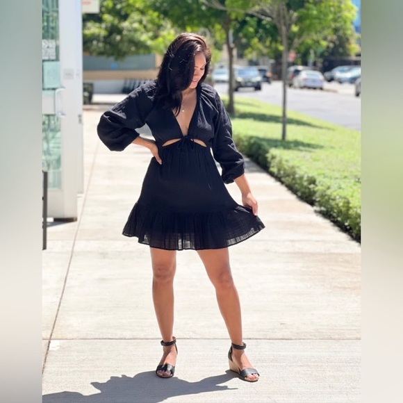 L*Space Black Mini Dress - Picture 6 of 10